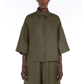 'S Max Mara Mirano Skjorte, Dark Green